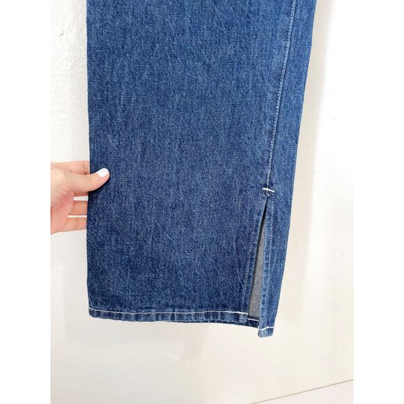 LISA SAYS GAH NWT Ellis Side Slits Low Rise Jean in Stonewash Indigo Size 10 - Picture 9 of 14